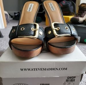Steve madden 5" open sandal heel